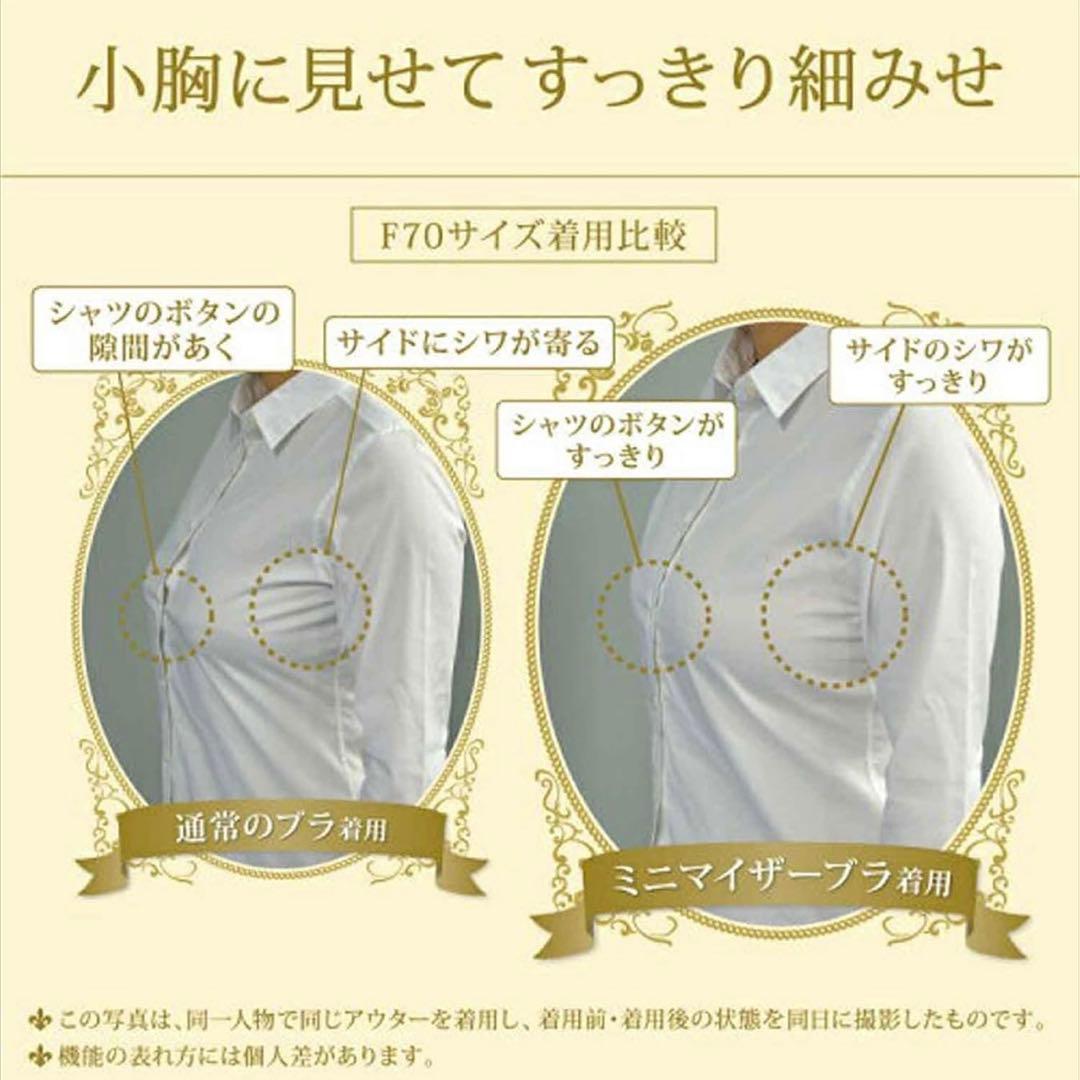 新品ワコール　ブラジャー Wing Lesiage【小さく見せるブラ】 G70