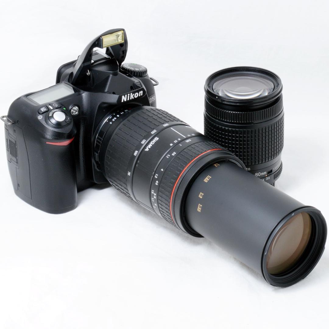 ⭐️良品⭐️Nikon ニコン D50 ダブルズームセット★ショット数1938★