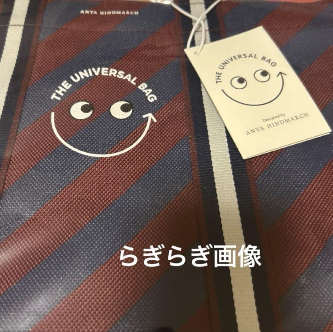 英国1店舗限定 アニヤハインドマーチ ユニバーサルバッグ ストライプ