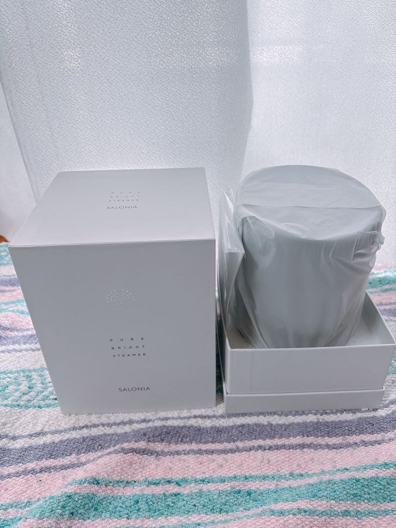 【新品未使用】SALONIA スチーマー PURE BRIGHT STEAMER