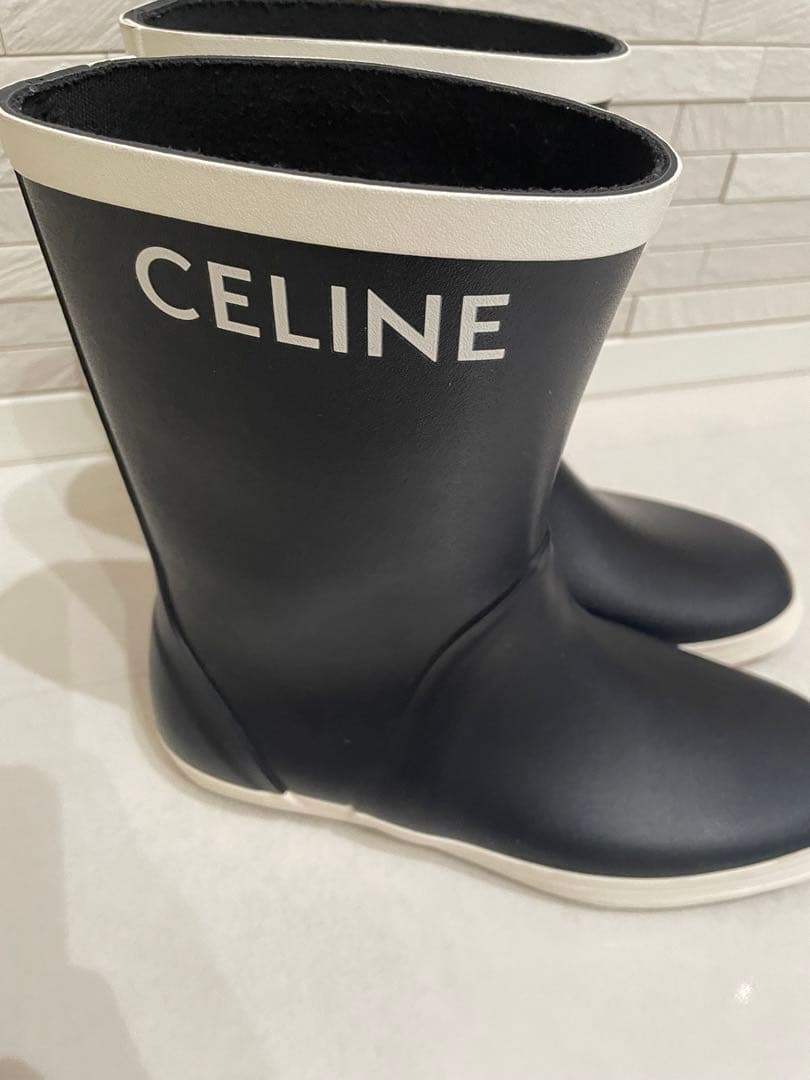 美品　CELINEセリーヌ　レインブーツ