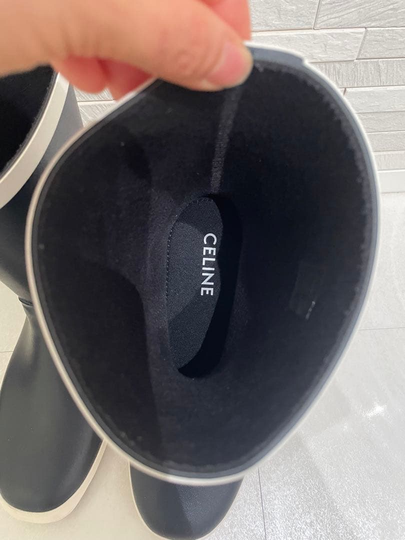 美品　CELINEセリーヌ　レインブーツ