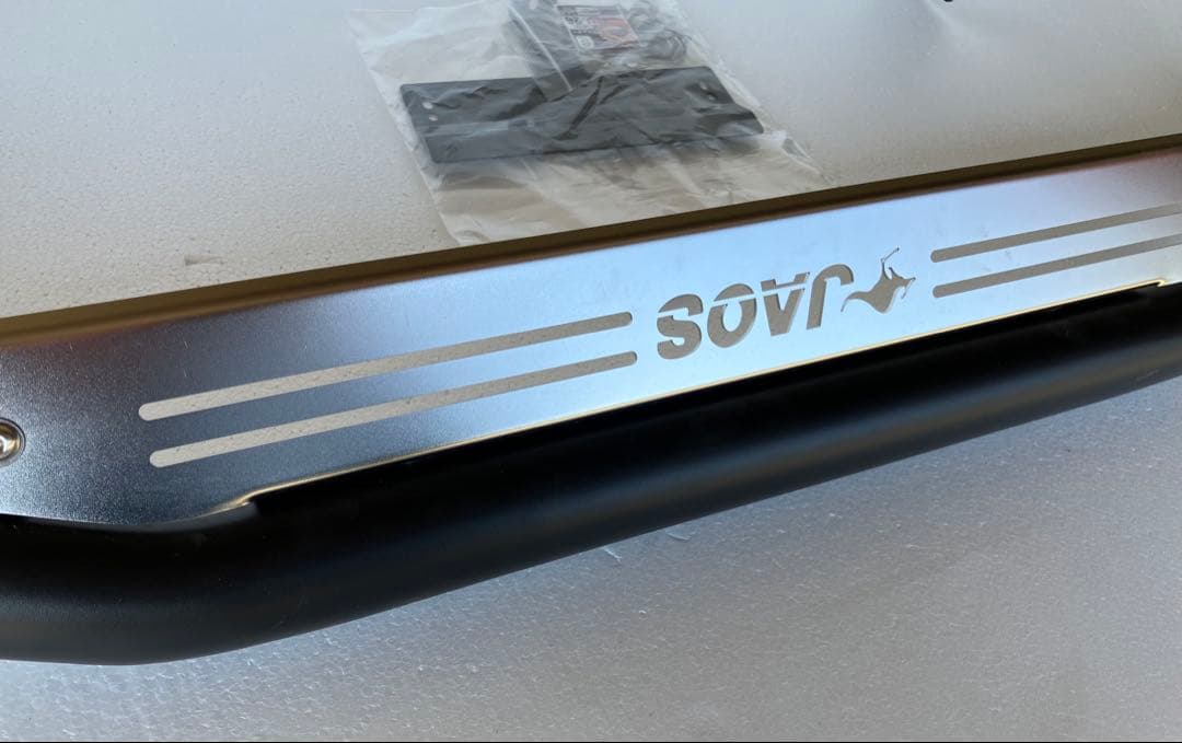 ジャオス　フロントスキッドバー ブラック/ブラスト ハイラックス 125系