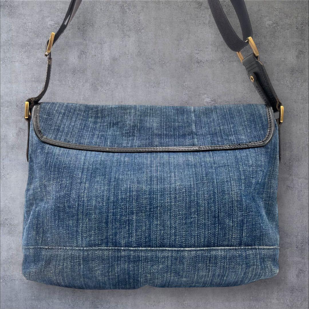 【希少】DIESEL デニム ショルダーバッグ メッセンジャーバッグ