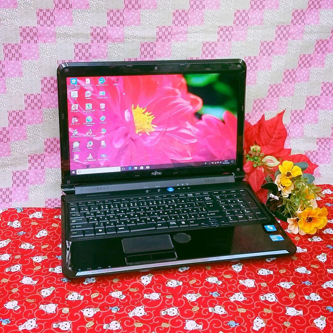 極上品！美品！テレワーク可能！富士通！新型Win11搭載！動画編集 画編集