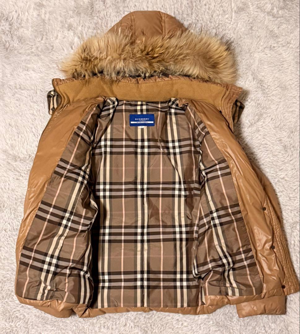 BURBERRY BLUE LABEL ダウンジャケット 38ベージュ