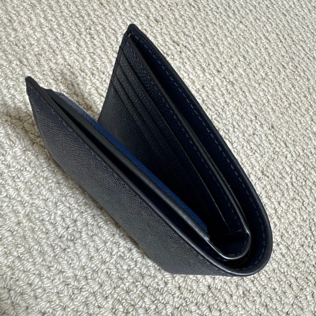 新品未使用品COACH 折り財布 新品ミッドナイトネイビー最新作 限定品