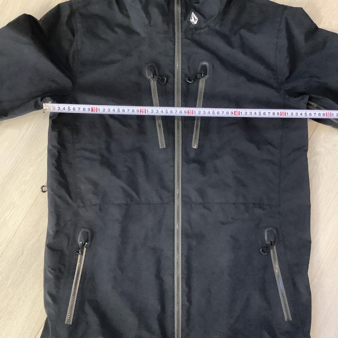 048ボルコムVOLCOM黒メンズスノーボードシェルジャケットウエアーウェアー