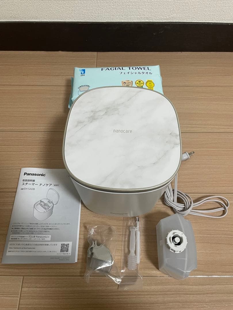 美品パナソニック スチーマー ナノケア EH-SA0B-N ゴールド　おまけ付き