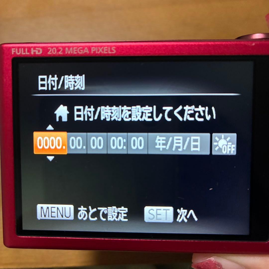 美品　キャノン　パワーショット SX620HS コンパクトデジタルカメラ RED