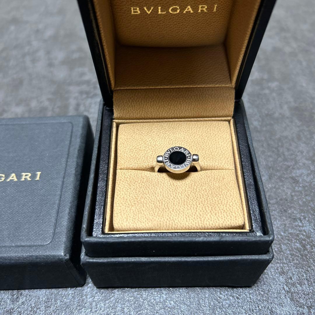 BVLGARI ブルガリ フリップ オニキス リング