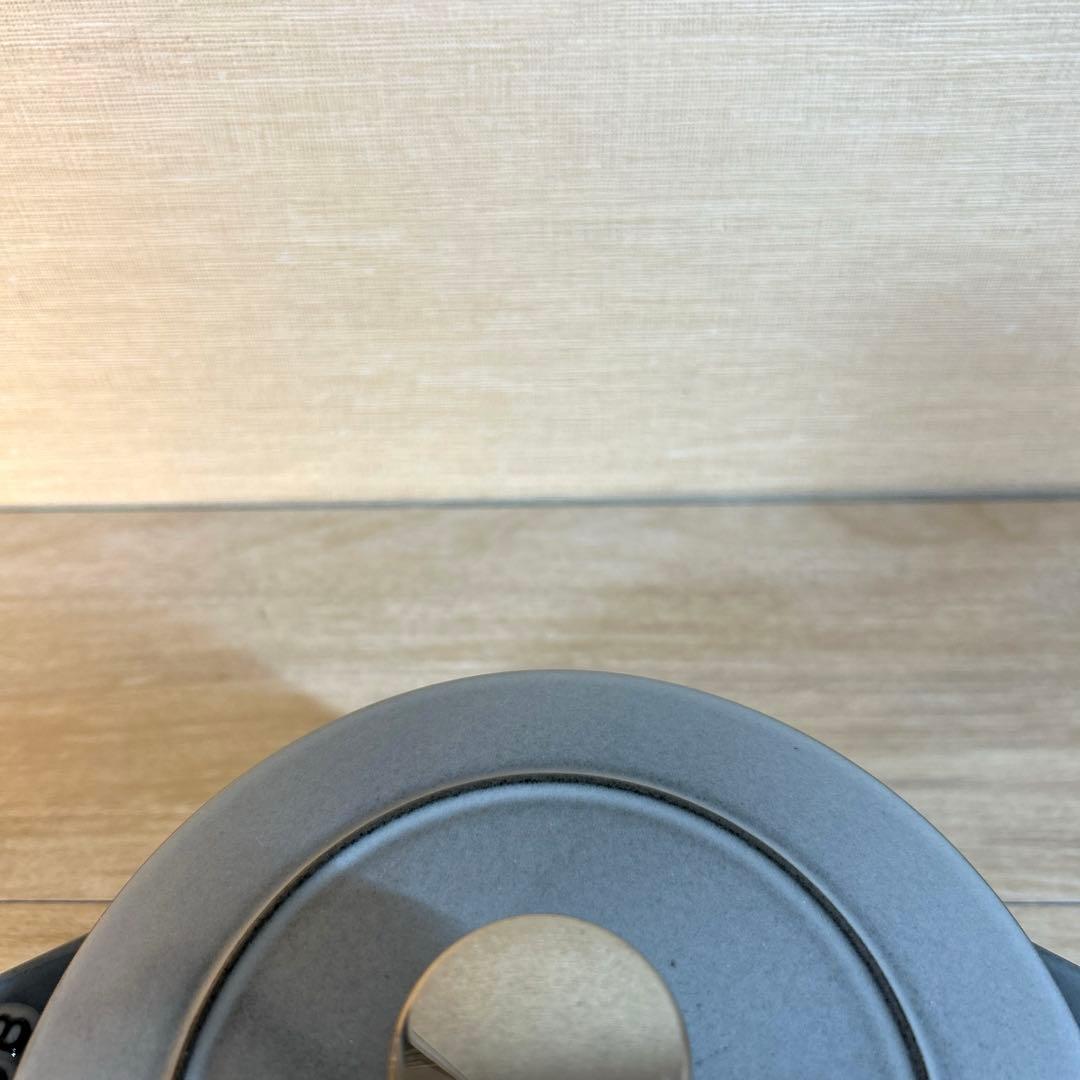 STAUB ストウブ　ラ・ココット de GOHAN 16cm M グレー　鍋