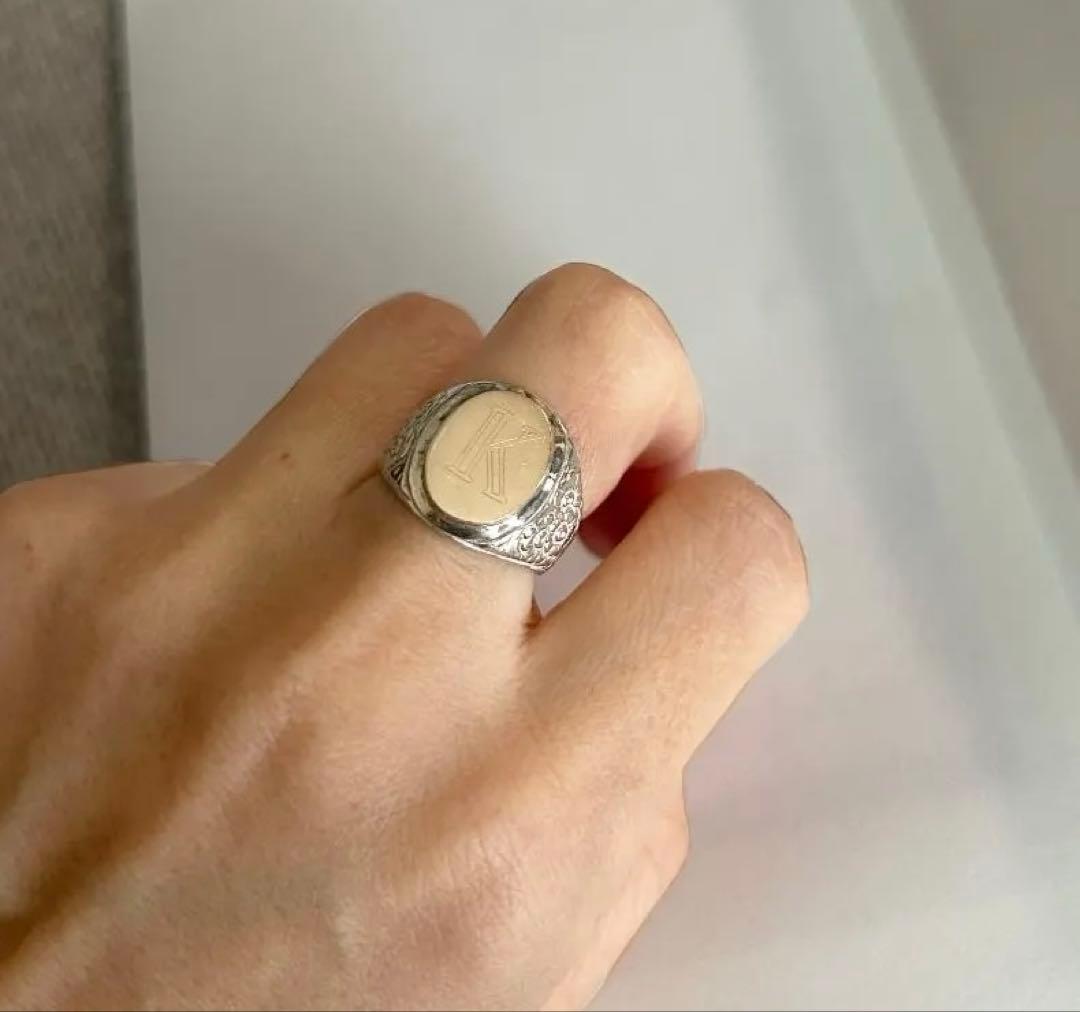 本日限定価格con ritomo シグネチャーリング　Ｋ　イニシャルリング