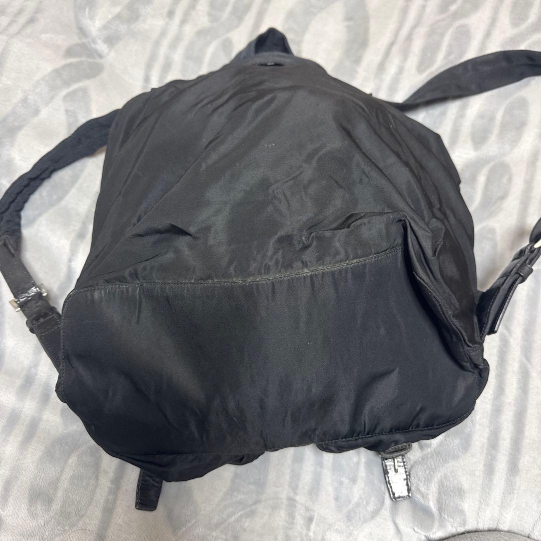grinPRADA ブラックナイロンポーチ　リュック