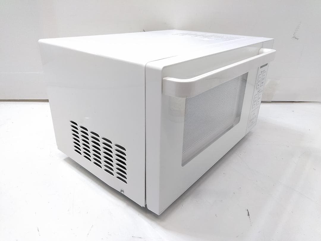 無印良品 単機能電子レンジ ホワイト MJ-SER18A 2022年製 △
