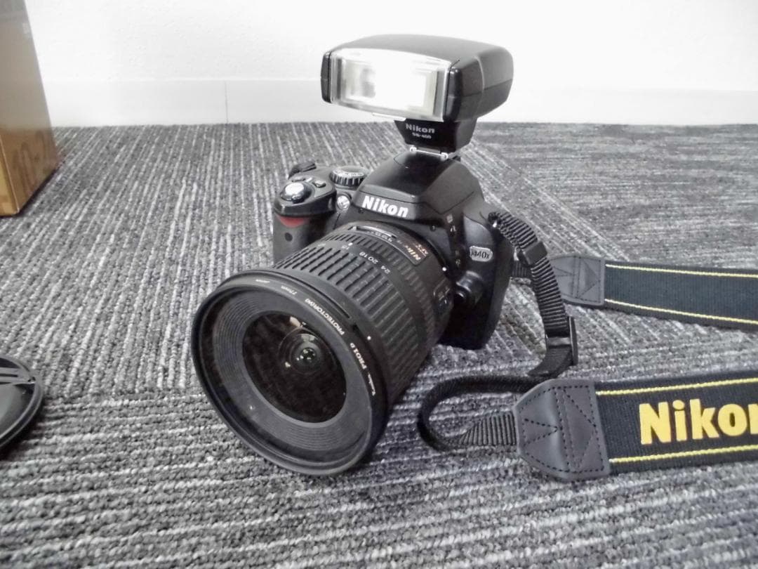 Nikon　超広角ズームレンズ＆デジタル一眼レフカメラD40X＆その他関連部材