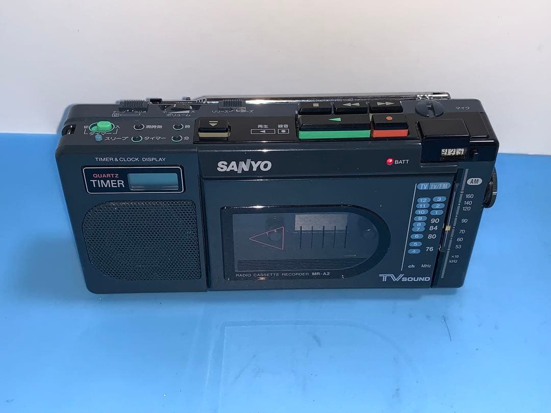 SANYO MR-A2 ラジオ・カセットレコーダー 動作良好