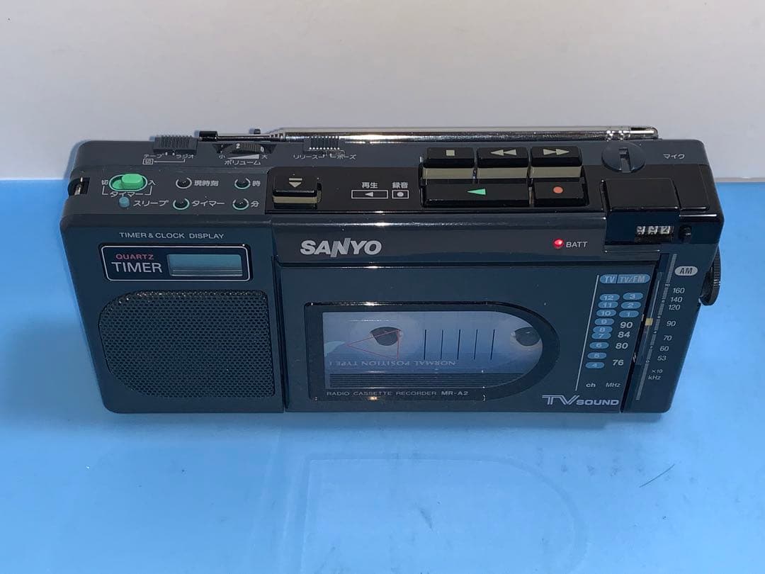 SANYO MR-A2 ラジオ・カセットレコーダー 動作良好