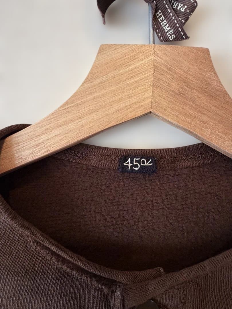 45r ブラウン カーディガン
