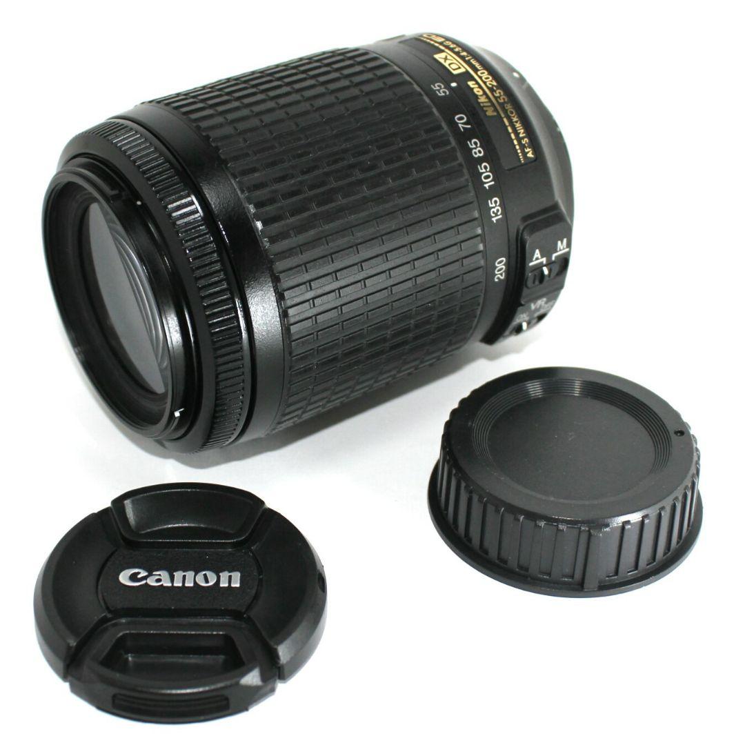 Nikon ニコン AF-S VR 55-200mm 望遠ズームレンズ