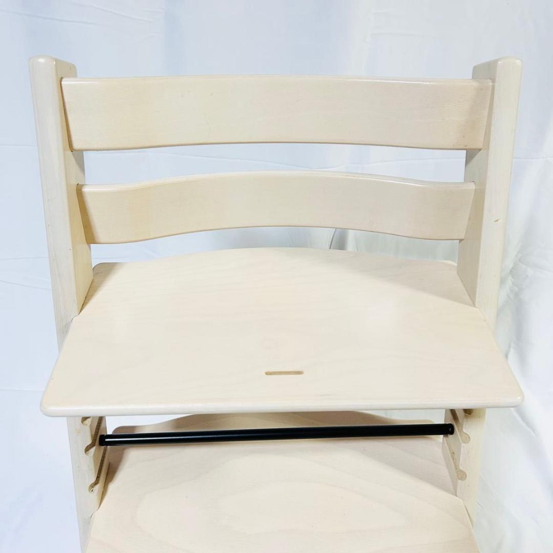 極美品 STOKKE トリップトラップ ホワイトウォッシュ 人気色