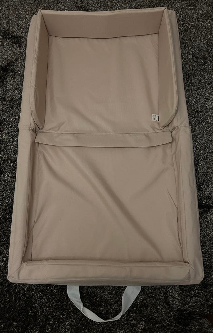 ファルスカ　コンパクトベッド　フィットLサイズ　ベージュ　＋　防水シートセット