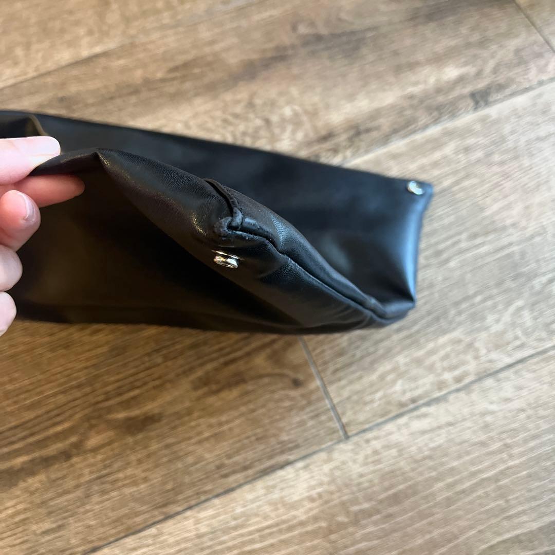 ＭＭ６　マルジェラ　　黒レザーバック　ジャパニーズトートバッグ