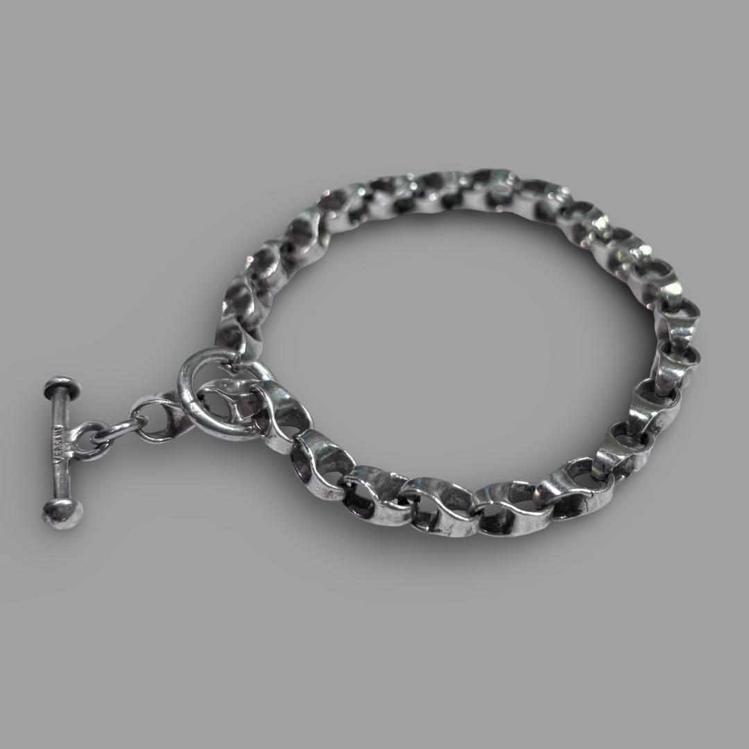 アクセサリー 90s VERSANI link chain silver bracelet