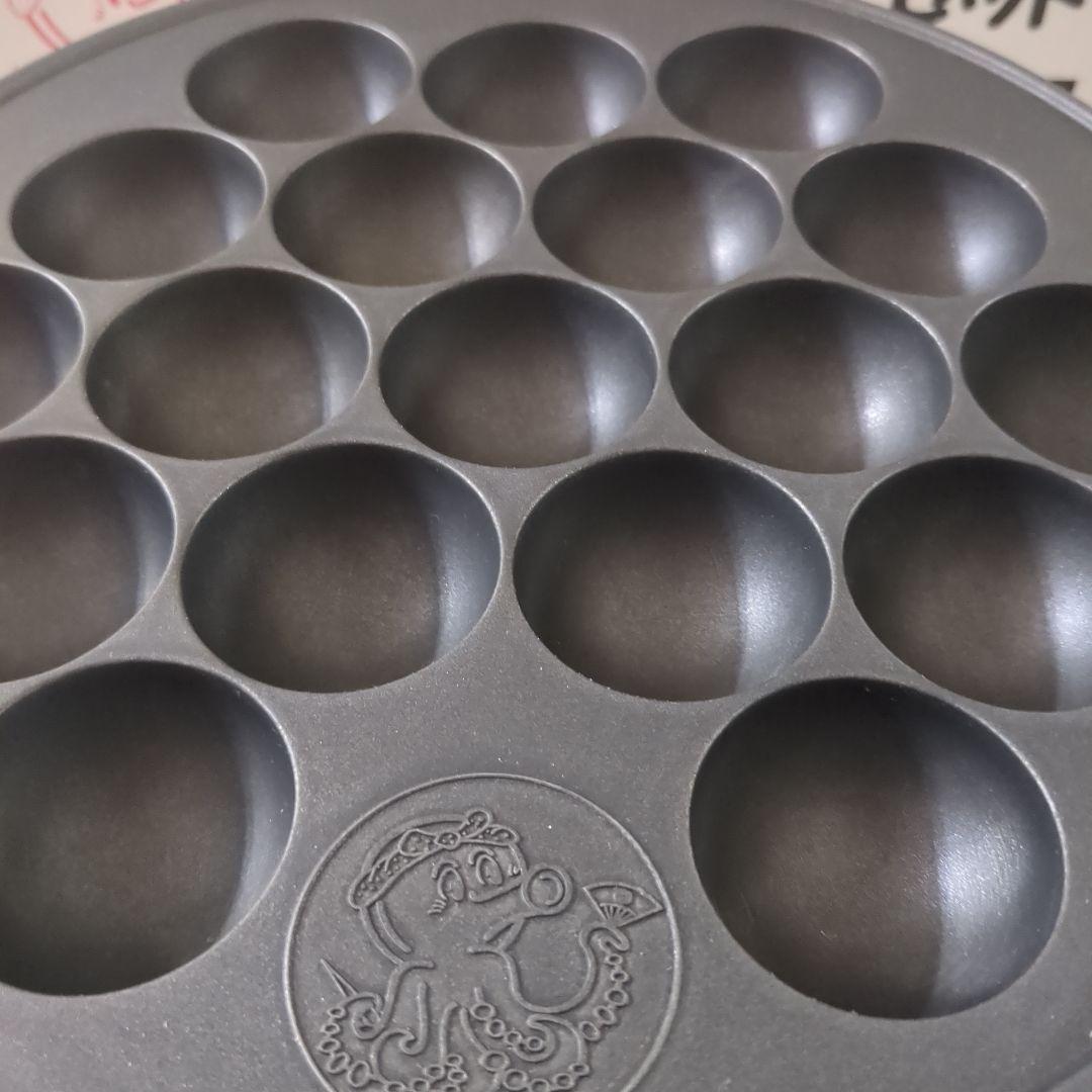 踊るたこ焼き器 18穴 シルバー 家庭用