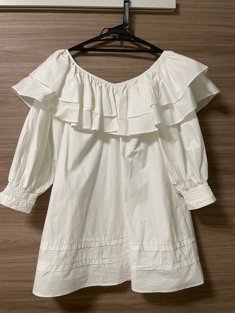 ワンピース rosarymoon Frill Collar Tunic