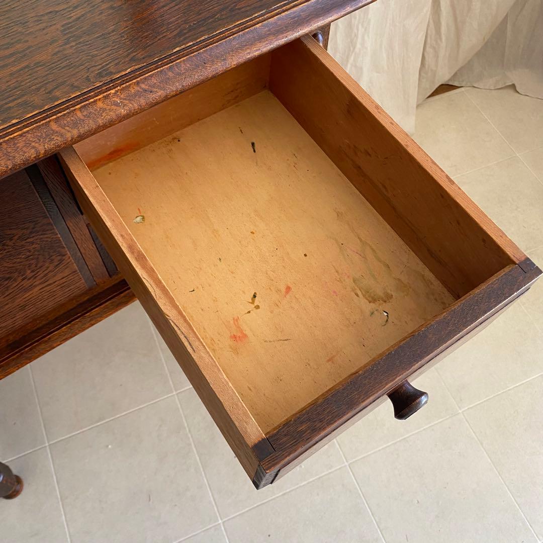 美品　三越ブルージュ　三越　ドレッサー　デスク　英国カントリー　三越家具　オーク