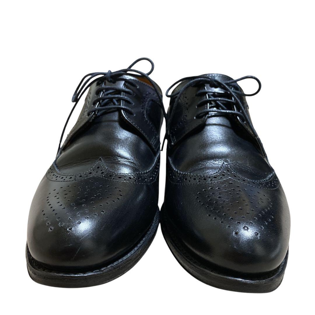 u*e様 美品 ジャランスリワヤ ウィングチップ （23.5㌢） レザー ブラッ