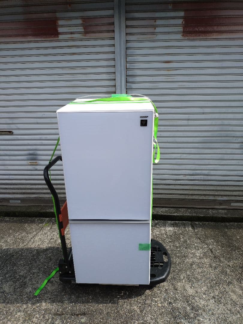 大阪発SHARP SJ-GD14C-W　2ドア 冷蔵庫 137L 2017年製