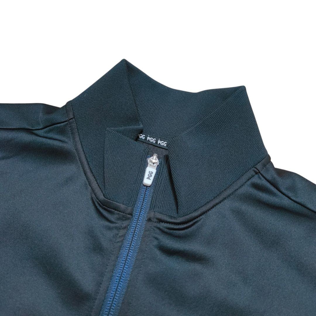 美品✨️PGG L相当 パーリーゲイツ フルジップ トラックジャケット ブラック