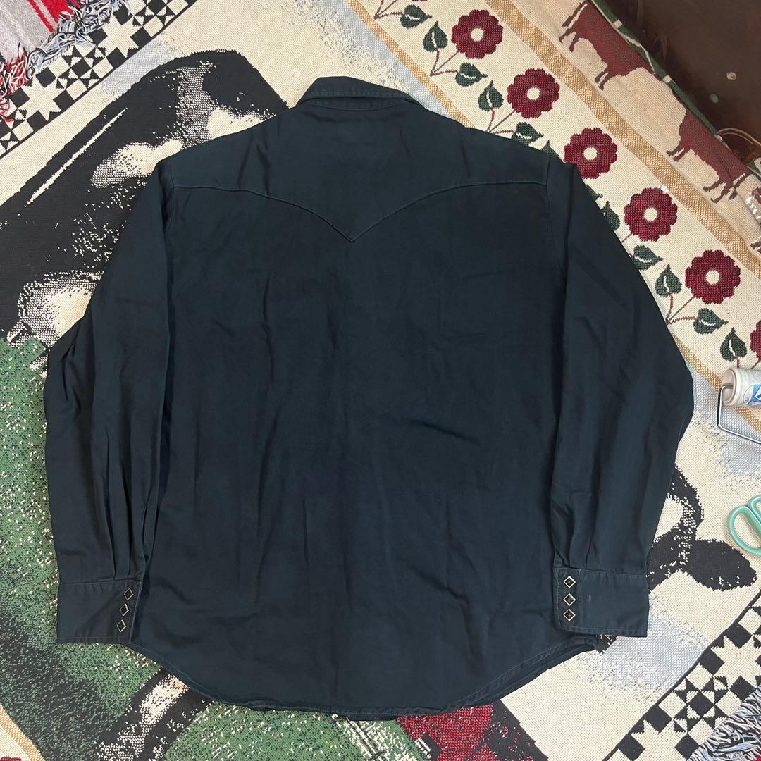 60s 70s HbarC ブラック ウエスタン シャツ 検索 50s レーヨン