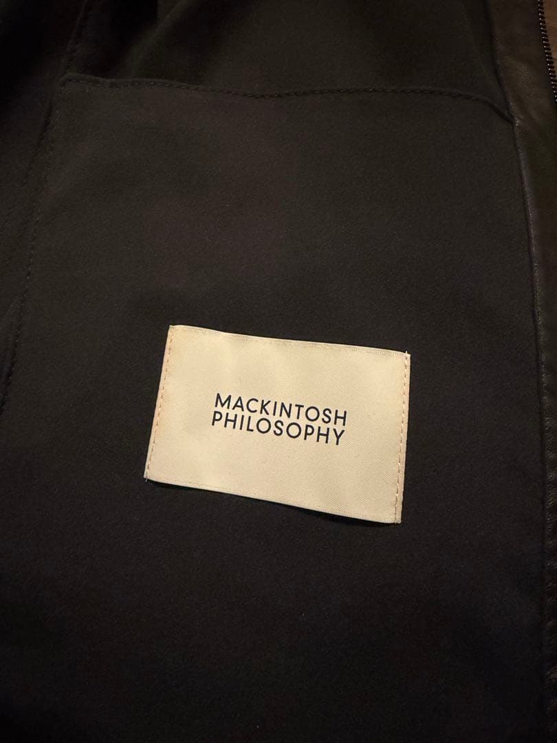 【YK】EMMETI×MACKINTOSH PHILOSOPHYラムレザー