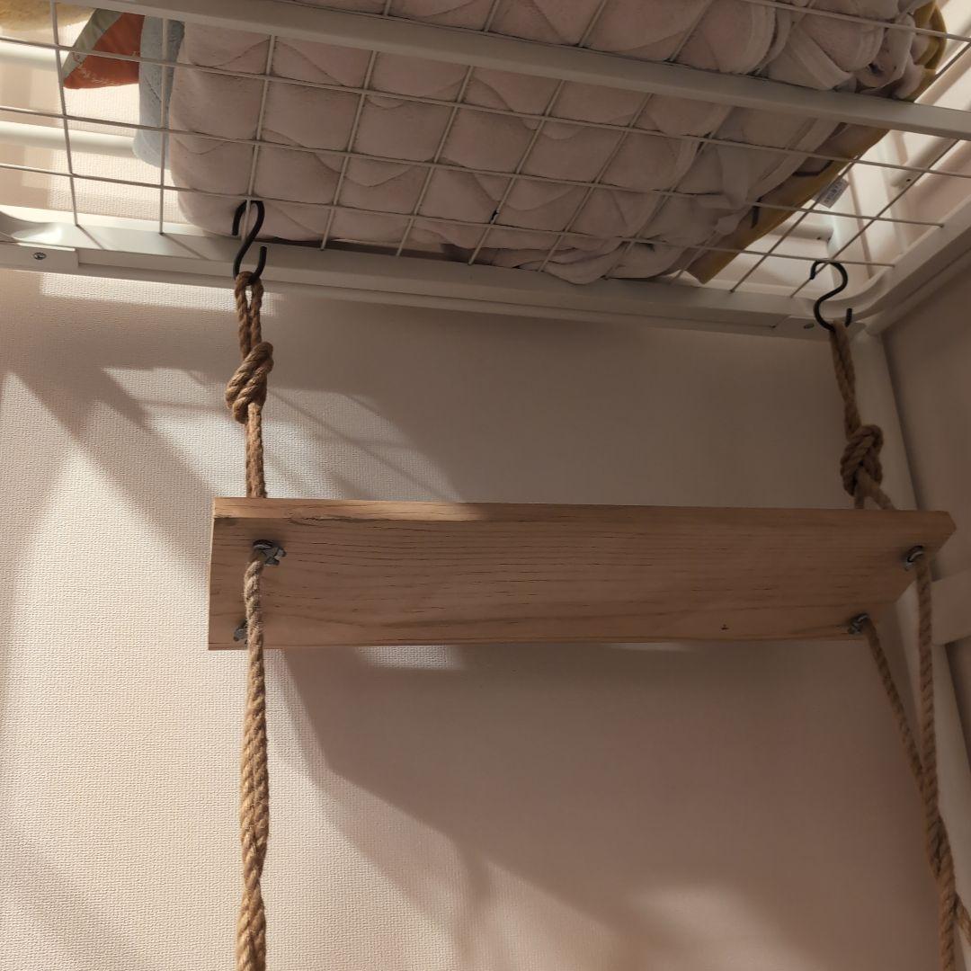 ホワイト ロフトベッド シングル