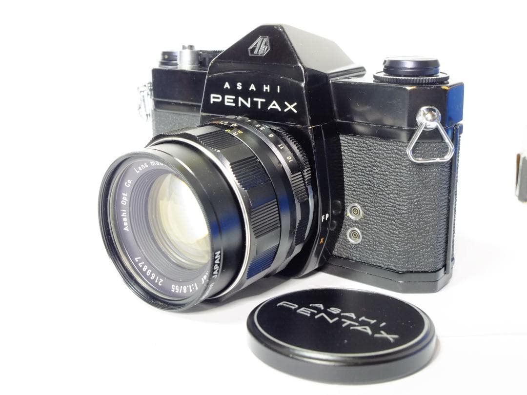 「実写確認整備品」アサヒペンタックスSLBK／スーパータクマー55mmf1.8付