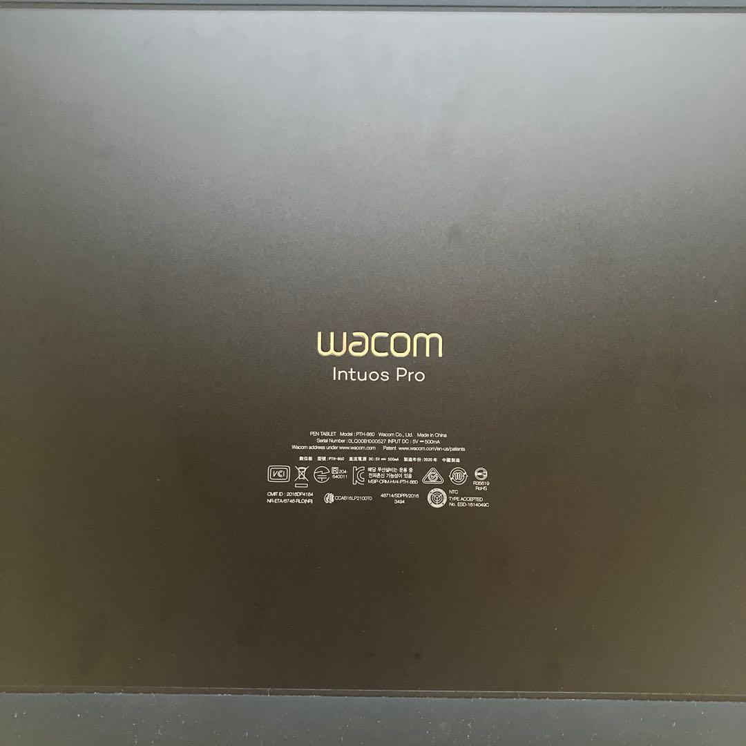 Wacom intuos Pro PTH-860 本体+ケーブル