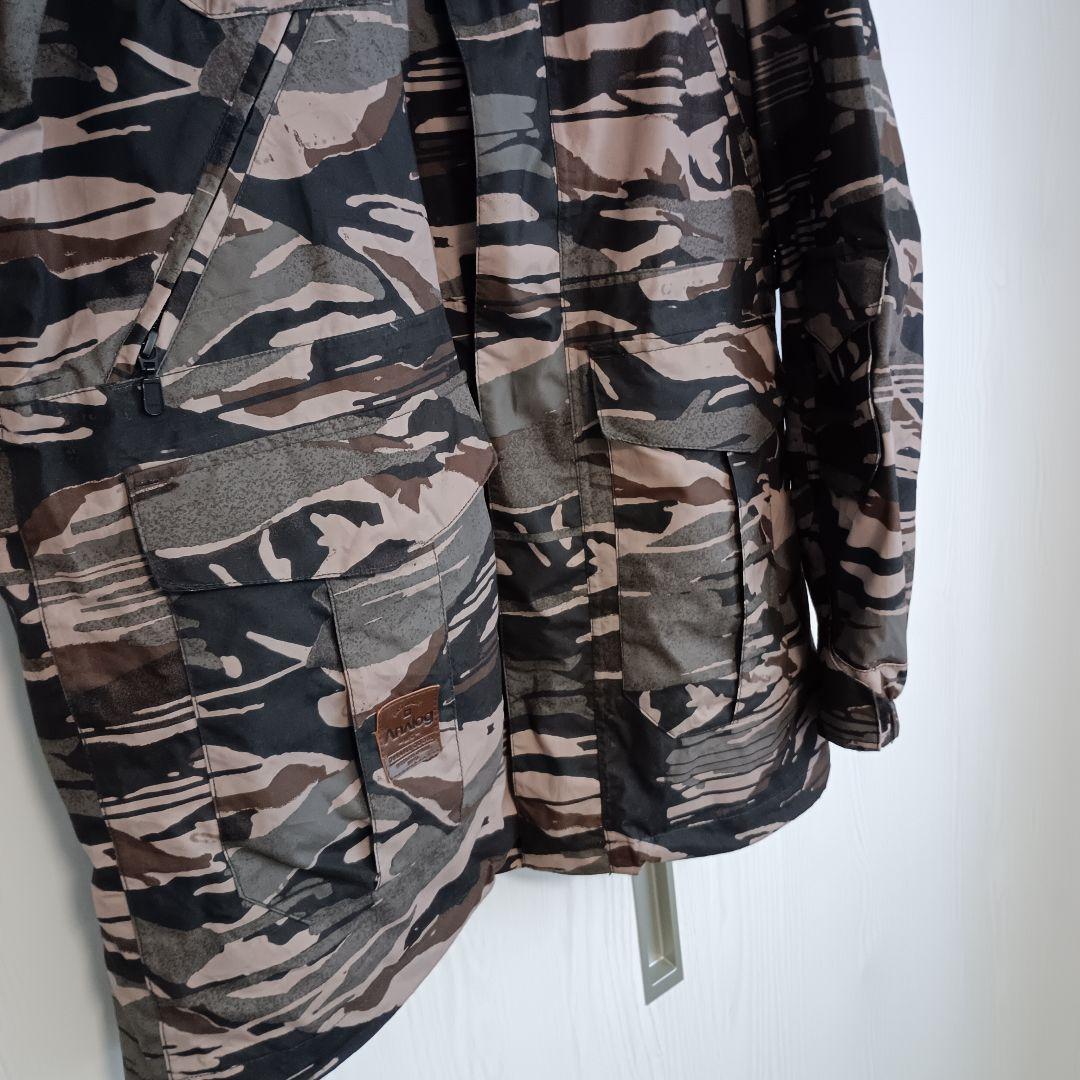 バートン アナログ　スノボー　ウェア　L 迷彩　ブラック　セットアップ　上下