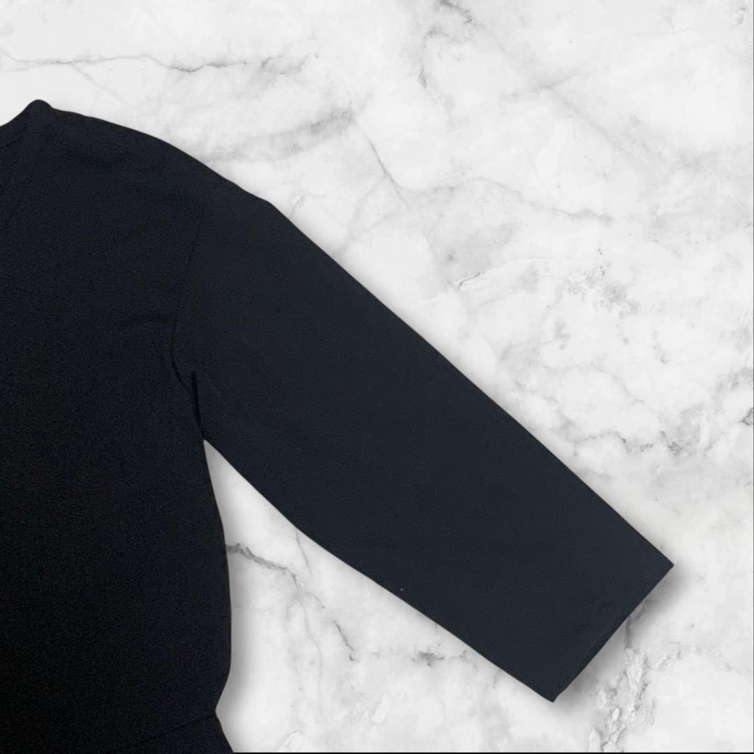 かりん✨マーガレットハウエル ソフトフランネル ブラックドレスワンピース