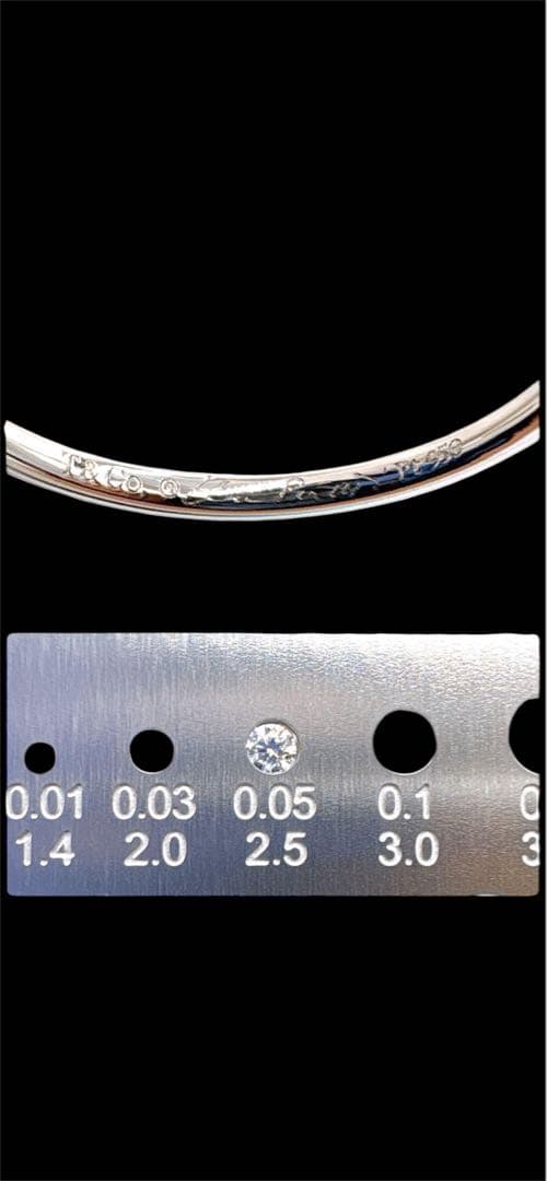 Tiffany & Co. ティファニー ダイヤモンド フープ リング 8号