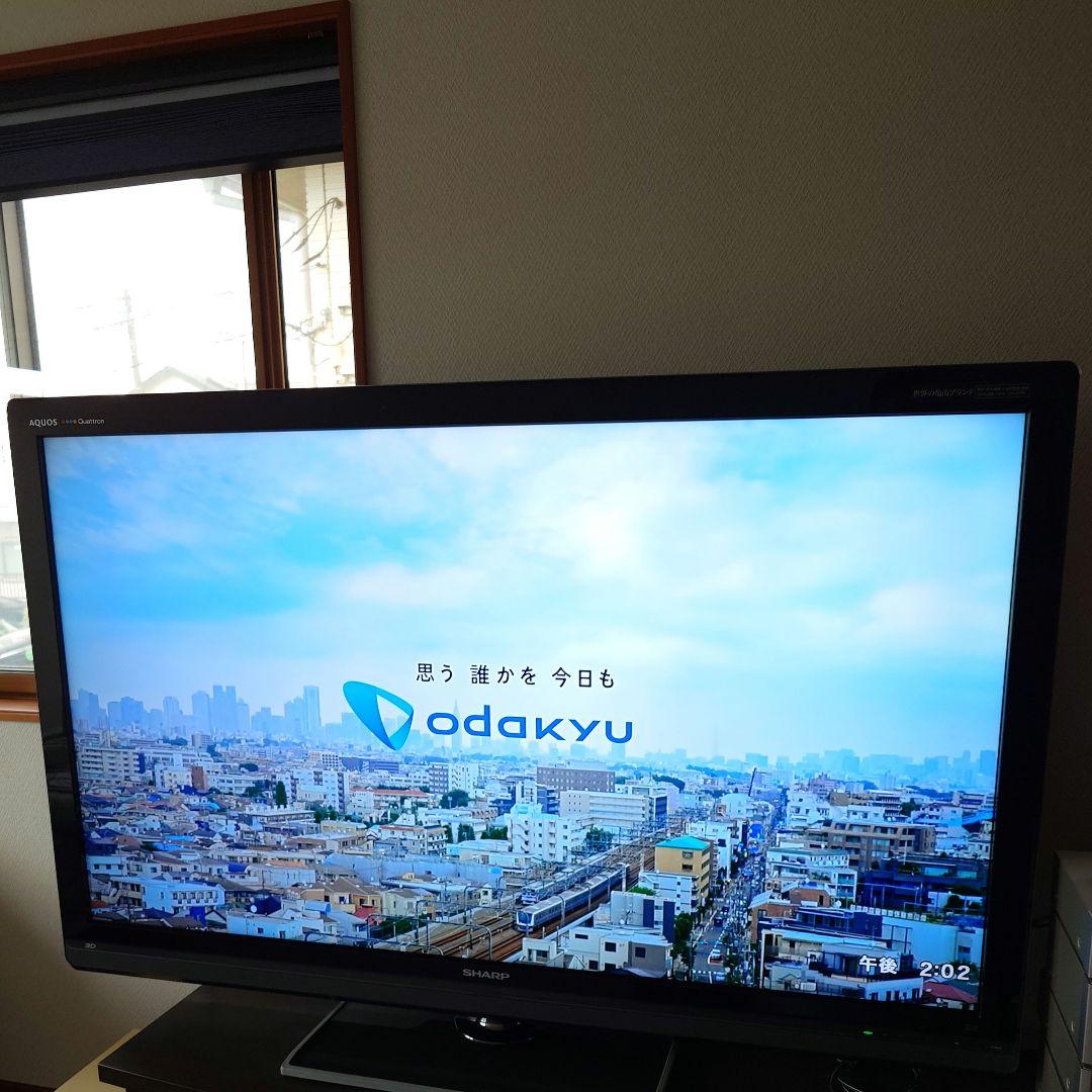 【美品】SHARP 液晶テレビ クアトロン 　LC-60LV3　3Dメガネ付