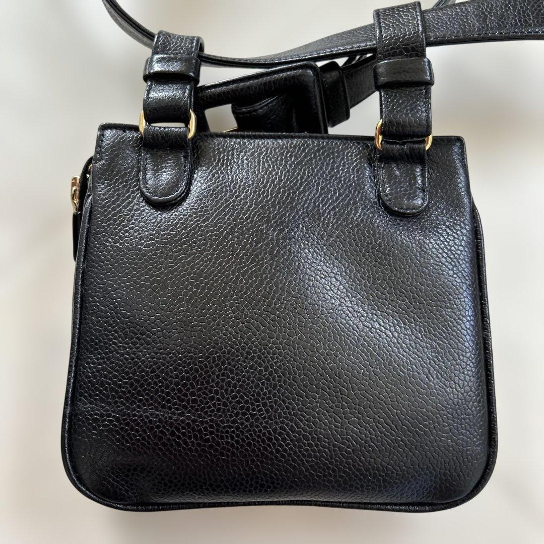 ★極美品　CHANEL キャビアスキン　ウエストポーチ