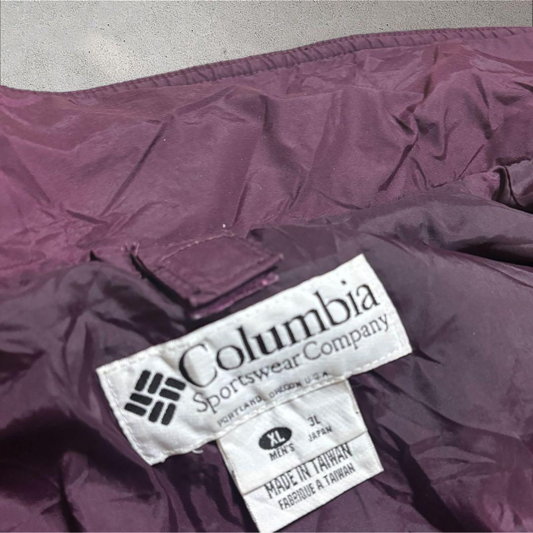 【I53】90s ColumbiaナイロンジャケットXLクレイジーカラー