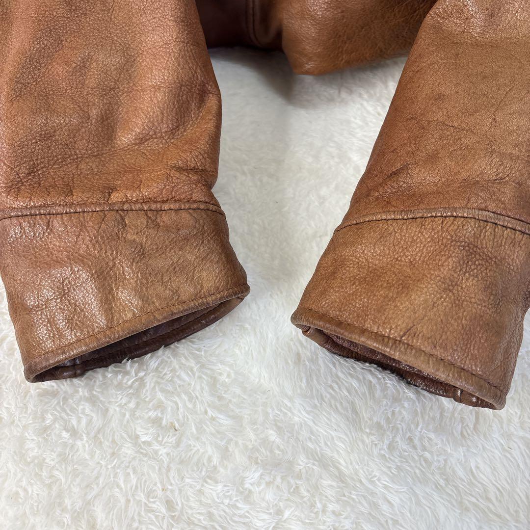 【米国製】Schott レザー ライダースジャケット 40ライナー付 本革