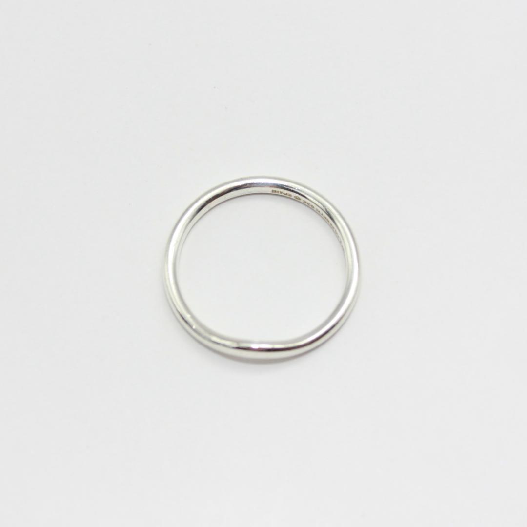 美品 Tiffany&Co. ティファニー カーブドバンド リング 指輪 13号