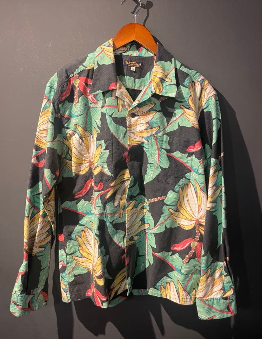 ポ*チ様 【レア】東洋 サンサーフ　コットン長袖アロハ