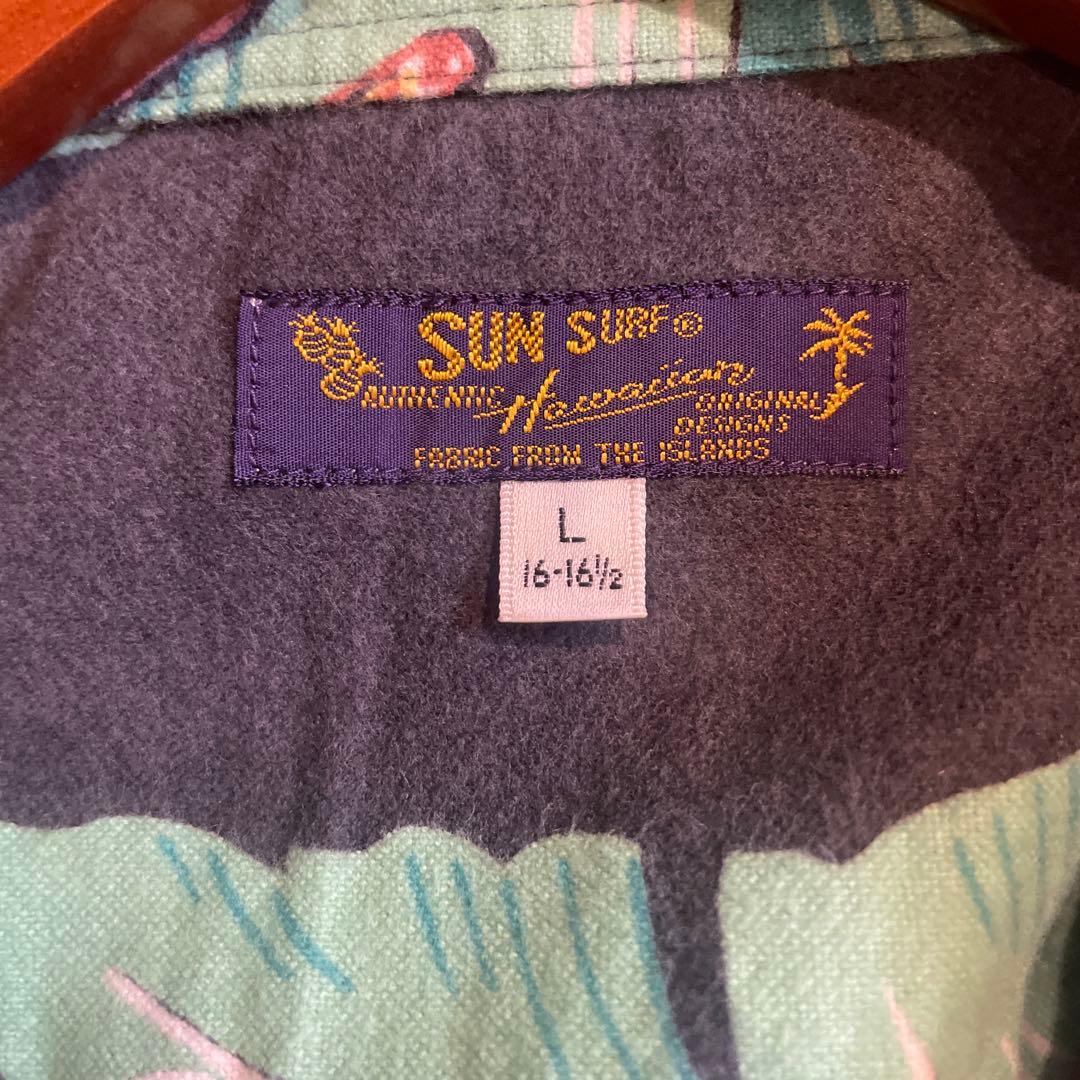 ポ*チ様 【レア】東洋 サンサーフ　コットン長袖アロハ