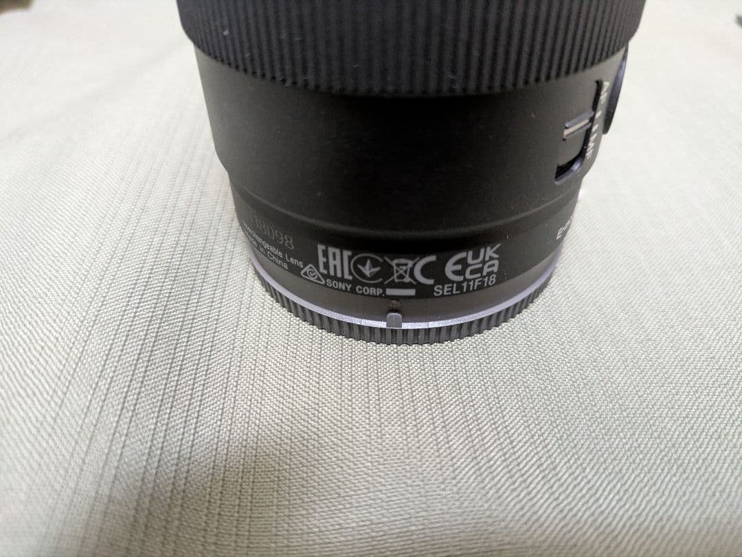 ソニーαEマウント 11 mm F1.8 SEL11F18